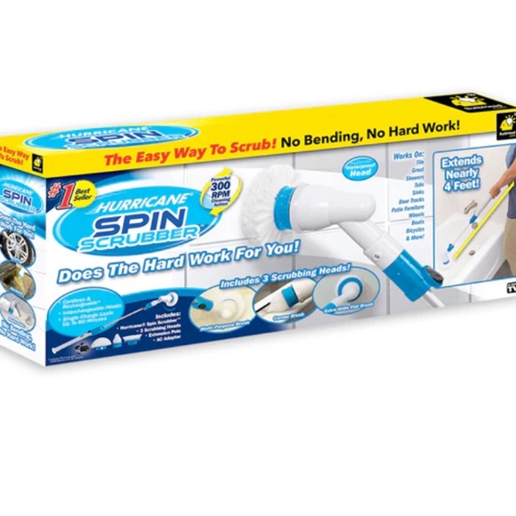Bulbhead Other - NWT Hurricane Spin Scrubber CordlessRechargeable Power Scrubber BulbHead1 Pack